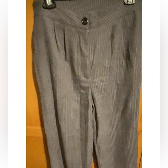 Stylish Corduroy Wide-Leg Pants/Large/Grey - Picture 11 of 17